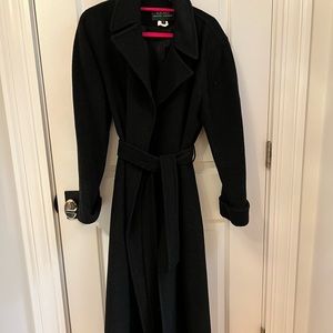 Ralph Lauren Dark gray floor length camel hair trench size 4